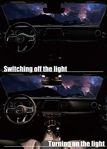Interior Front Seat LED Light Map Light for Jeep Wrangler JL/Gladiator (JT) 2018-2023