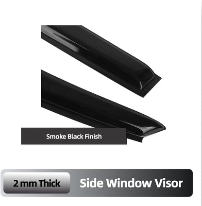 Smoke Window Visor Set Fits for Toyota Tundra Extended Cab 2000-2006