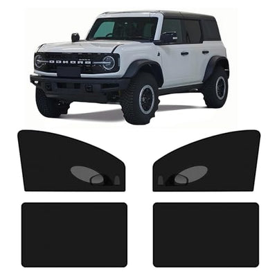 4 Pcs Car Window Screen Shades for Ford Bronco 2015-2025