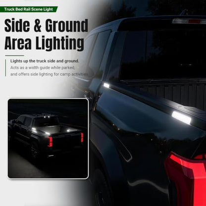 Truck Bed Rail Scene Light Compatible with Toyota Tacoma 2024-2026