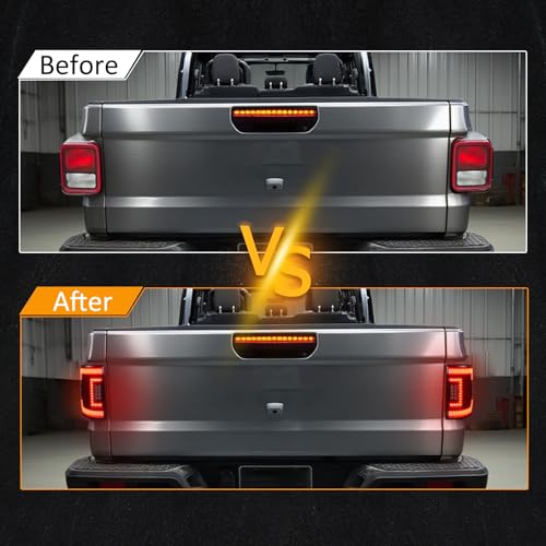 LED Tail Lights Compatible with 2020-2025 Jeep Gladiator JT (versions without blind spot monitors)