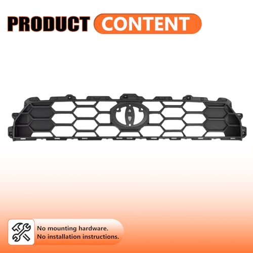 Matte Black Front Upper Grille for Toyota 4Runner TRD 2025-2026
