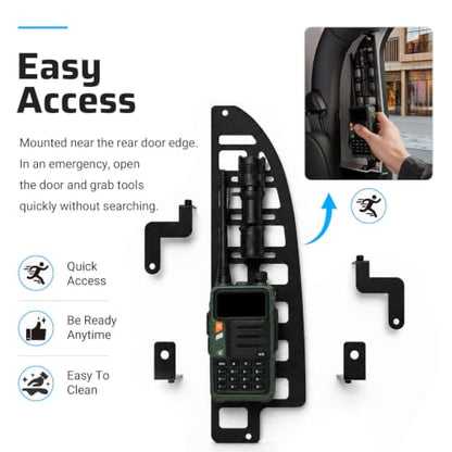 C-pillar MOLLE Panel Compatible with Jeep Gladiator JT 2020-2025