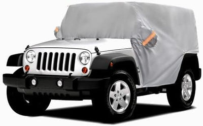 Waterproof Wrangler Car Cab Cover Fit for 1987-2026 Jeep Wrangler CJ,YJ, TJ & JK 2 Doors