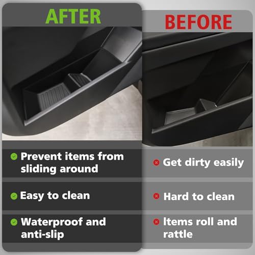 4PCS Door Organizer for 2024-2026 Tesla Cybertruck