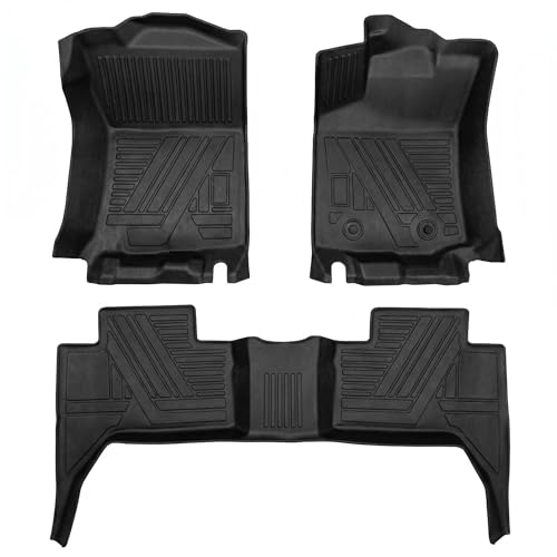 All Weather TPE Floor Liners for 2016-2023 Toyota Tacoma Double Cab