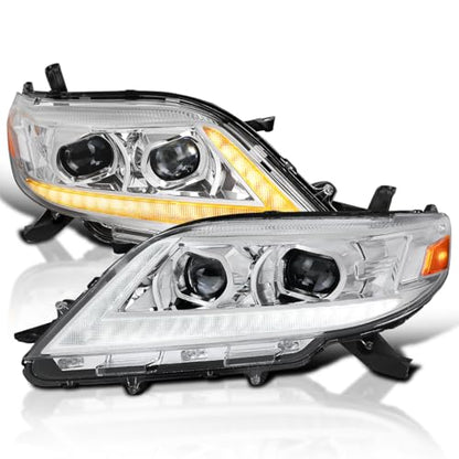 Switchback Projector Headlights For 2011-2020 Toyota Sienna
