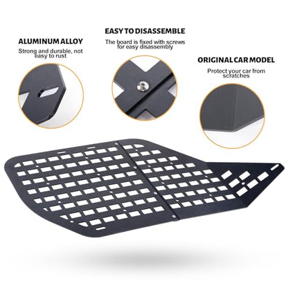 Rear Window Molle Panel Modular Storage Panel System with 4 Storage Bag for Toyota 4Runner 2010-2023