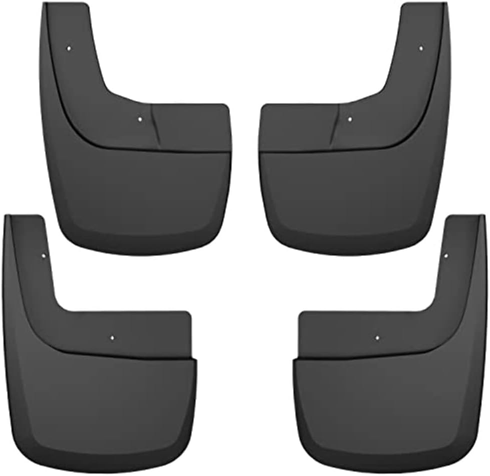 Husky Liners — Front & Rear Mud Guards | Fits 2021-2024 Ford F-150 Raptor Super Crew Cab, Black, 4 pcs. | 58536