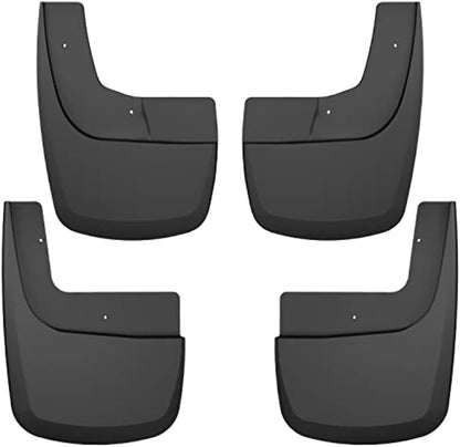 Husky Liners — Front & Rear Mud Guards | Fits 2021-2024 Ford F-150 Raptor Super Crew Cab, Black, 4 pcs. | 58536