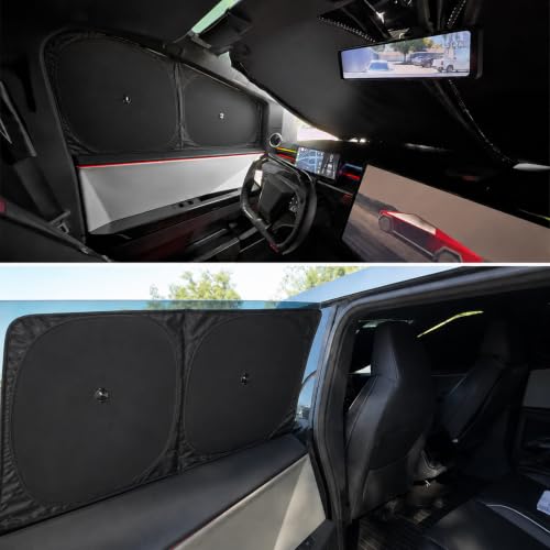 Side Window Sun Shade with SuUV Protection Tesla Cybertruck (4-PCS)