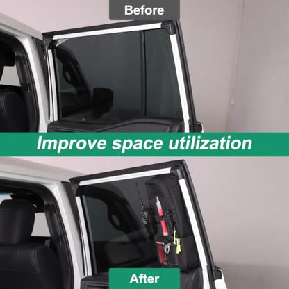 Rear Side Window Storage Bag Compatible with Toyota Land Cruiser Prado 250 J250 LC250/Lexus GX550 2024 2025+
