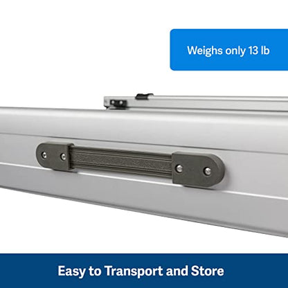 Dog Ramp Extends from 39-71 Inches No Slip High Traction Surface Collapsible and Locking for Easy Storage For Trucks, SUVs, and Cars Weighs Only 13 Pounds - OMOTOR