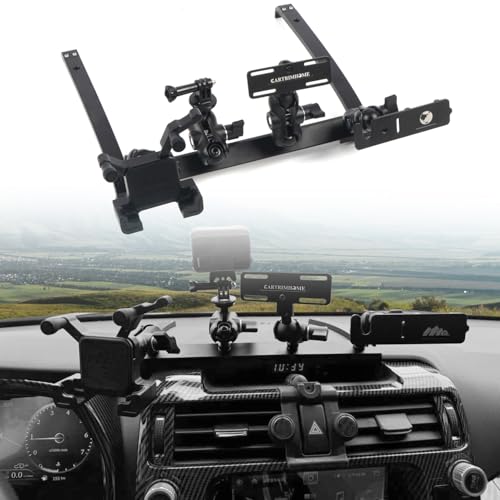 Interior Dash Center Console Dashboard Organizer Mount for Toyota 4Runner 5th Gen 2010-2024  (Not Fit RHD)