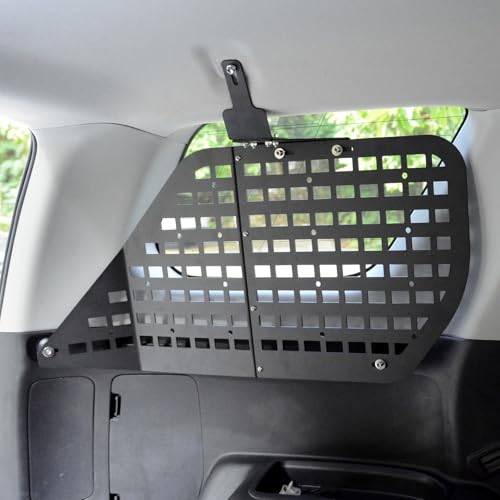 Rear Window Molle Panel Modular Storage Panel System with 4 Storage Bag for Toyota 4Runner 2010-2023