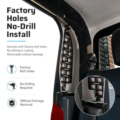 C-pillar MOLLE Panel Compatible with Jeep Gladiator JT 2020-2025