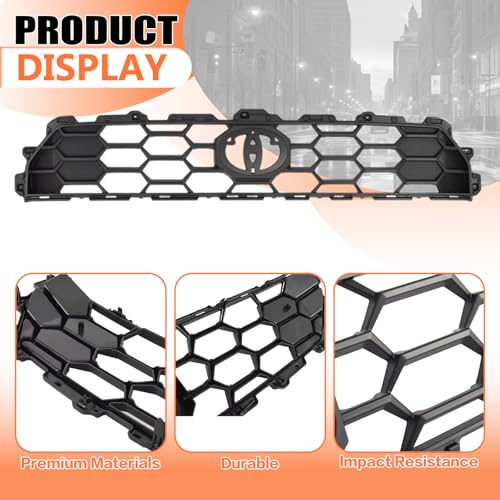 Matte Black Front Upper Grille for Toyota 4Runner TRD 2025-2026