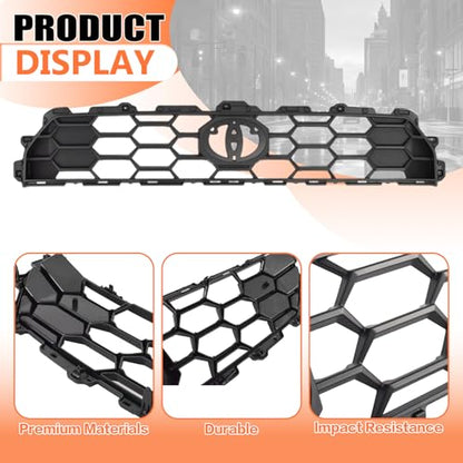 Matte Black Front Upper Grille for Toyota 4Runner TRD 2025-2026