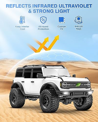 7PCS Windshield Sun Shade for 2021-2026 Ford Bronco 4 Door