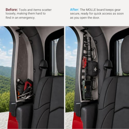 C-pillar MOLLE Panel Compatible with Jeep Gladiator JT 2020-2025