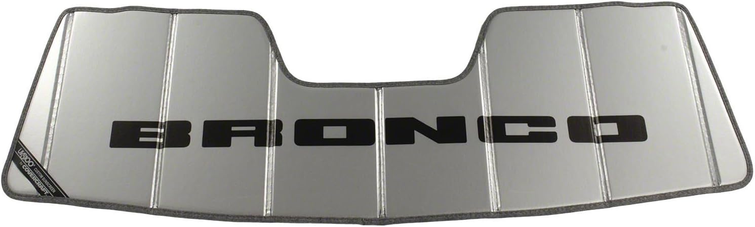 Ford UVS 100 Custom Sunscreen for Ford Bronco | Features Bronco Logo and Fits 2021-2025 | VM2DZ78519A02A