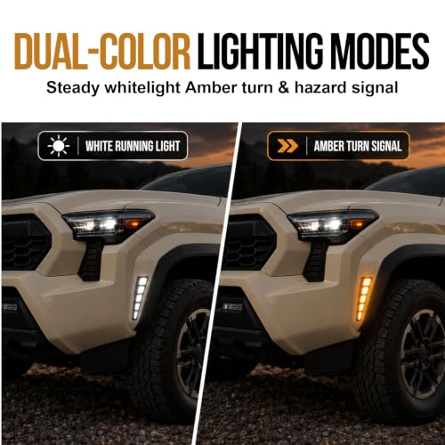 LED Fender Lights for 2024-2026 Tacoma TRD Sport/Off-Road/Limited