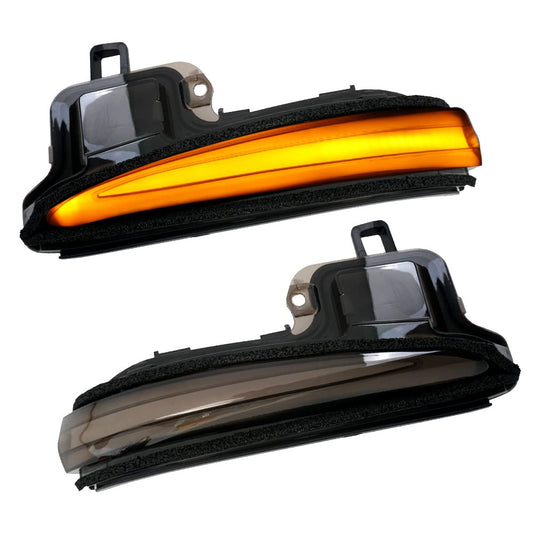 2Pcs Car Led Side Mirrors for Toyota RAV4 2019-2025/2016-2024 Tacoma/2020-2025 Highlander