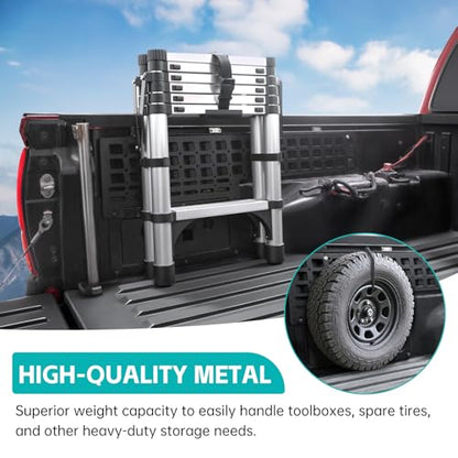 5FT Side Truck Bed Molle Panel Rack System Compatible with 2005-2023 Toyota Tacoma (Not Fit TRD)
