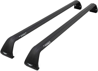 Snailfly Black Luggage Roof Rack Fit for 2007-2025 Jeep Wrangler JK JL Gladiator JT 2&4 Door Cross Bars