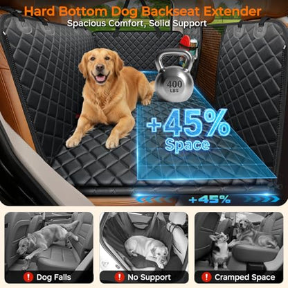 Large Hard Bottom Dog Seat Cover for Extended Cab Trucks