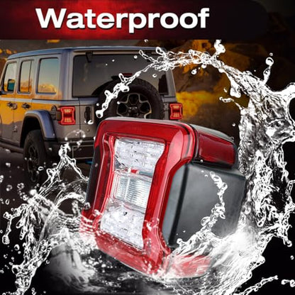 DOT Approved LED Tail Lights for Jeep Wrangler JL 2018+