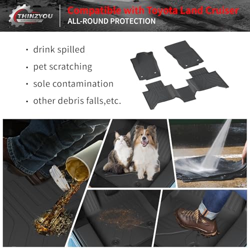 Floor Mats for Toyota Land Cruiser 2024 - 2026