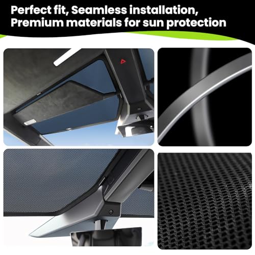 Windshield Sun Shade Visor for Tesla Cybertruck 2024-2026