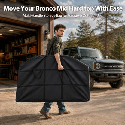 Middle Hard Top Storage Bag for Ford Bronco 2021-2026 4-Door