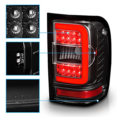 C-Type Led, Halogen, Tube Clear Replacement Car Brake Tail Lights For 2001-2011 Ford Ranger