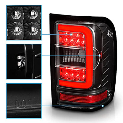 C-Type Led, Halogen, Tube Clear Replacement Car Brake Tail Lights For 2001-2011 Ford Ranger