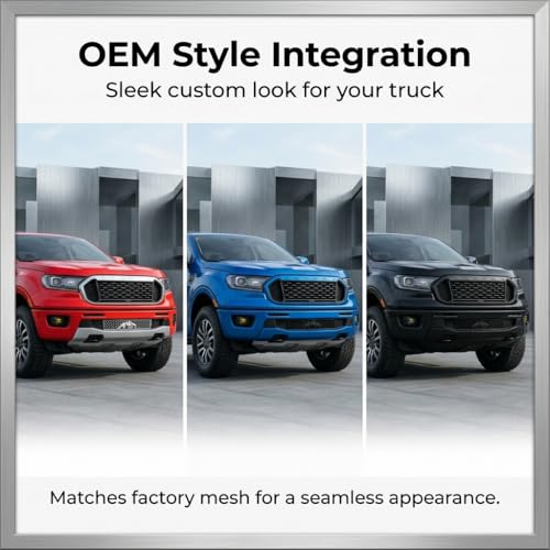 Front Bumper Grille Insert for Ford Ranger 2019-2023
