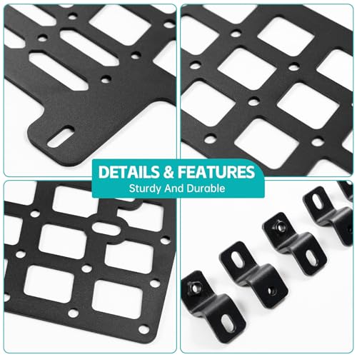 5FT Side Truck Bed Molle Panel Rack System Compatible with 2005-2023 Toyota Tacoma (Not Fit TRD)