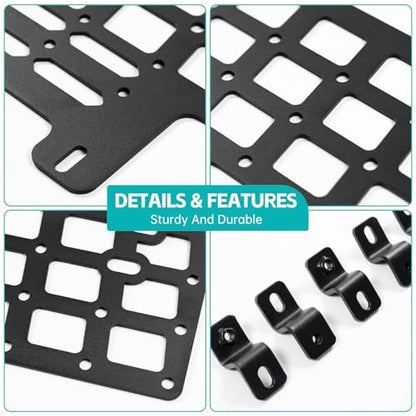 5FT Side Truck Bed Molle Panel Rack System Compatible with 2005-2023 Toyota Tacoma (Not Fit TRD)