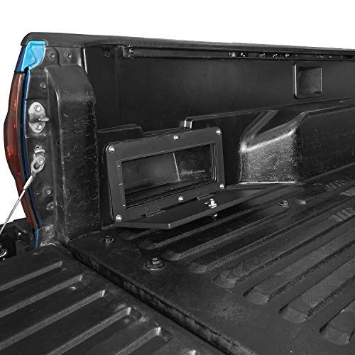 Bed Security Lock Lid Extra Storage for Toyota Tacoma 2005-2023 2nd & 3rd Gen (Black Steel)