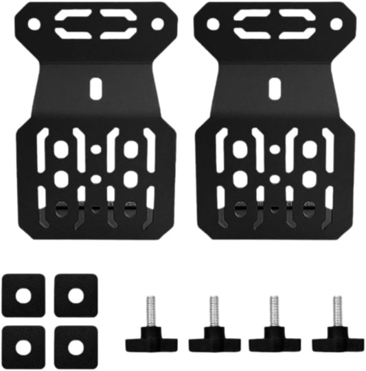 Bed Rail Mount Brackets Compatible with Tacoma Bed Rail Module Systems for Shovels, Axes, Recovery Plates, Fuel Tanks