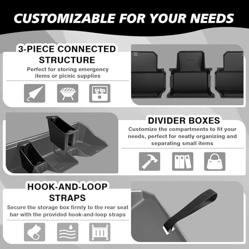 Under Seat Storage Box Fit for Tesla Cybertruck 2024 - 2026