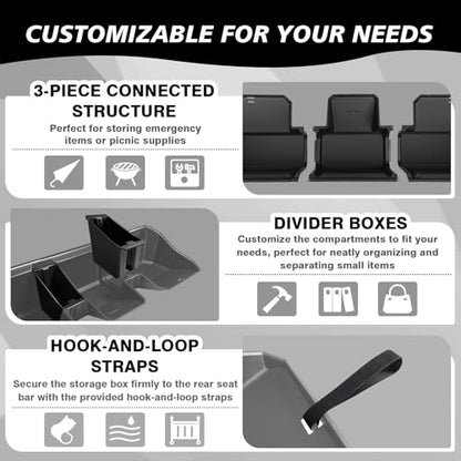 Under Seat Storage Box Fit for Tesla Cybertruck 2024 - 2026