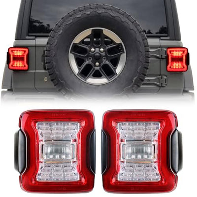 DOT Approved LED Tail Lights for Jeep Wrangler JL 2018+