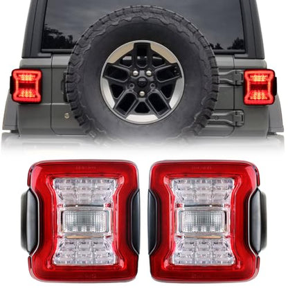 DOT Approved LED Tail Lights for Jeep Wrangler JL 2018+
