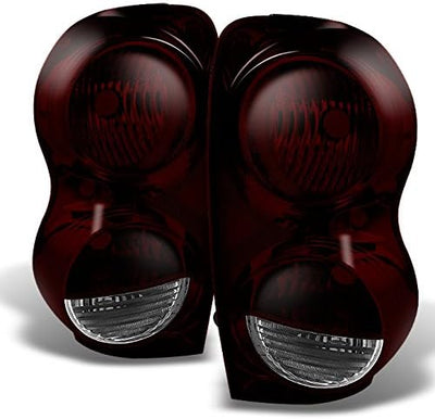 For Dodge Durango Rear Dark Red Tail Lights Driver Left + Passenger Right Side