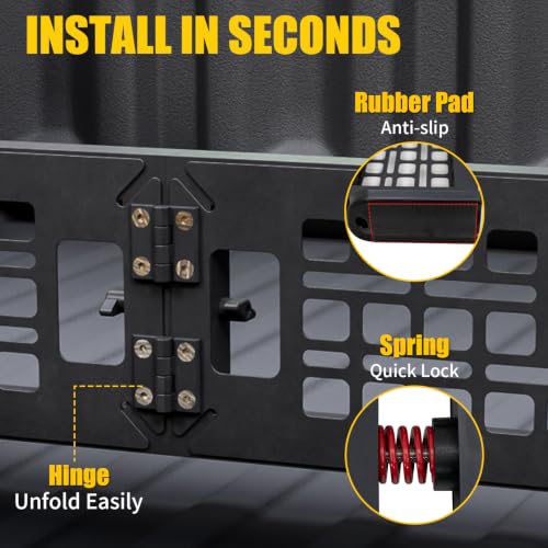 Truck Bed Divider with Molle Panel for Ford Ranger 2024-2026