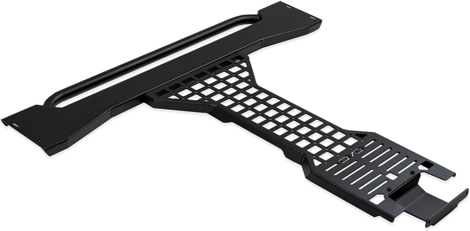 DV8 Offroad 2-Door Overhead Molle Panel for 2021-2025 Ford Bronco | Mounts Daily Gear & Supplies | Steel Grab Handle & Accessory Mount | (1) Light Mount | Black Powder Coat Finish | Steel Construction