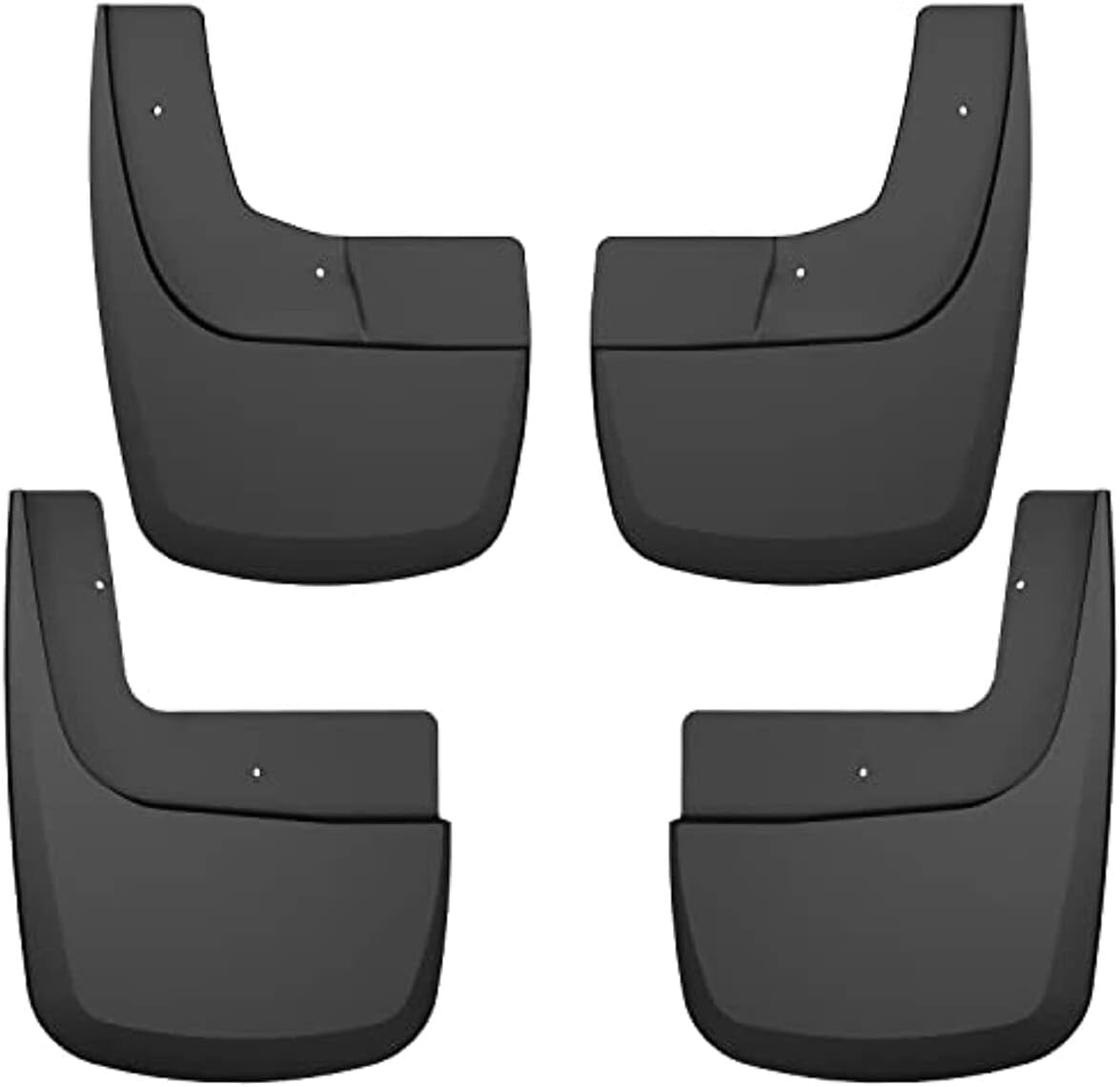 Husky Liners — Front & Rear Mud Guards | Fits 2021-2024 Ford F-150 Raptor Super Crew Cab, Black, 4 pcs. | 58536