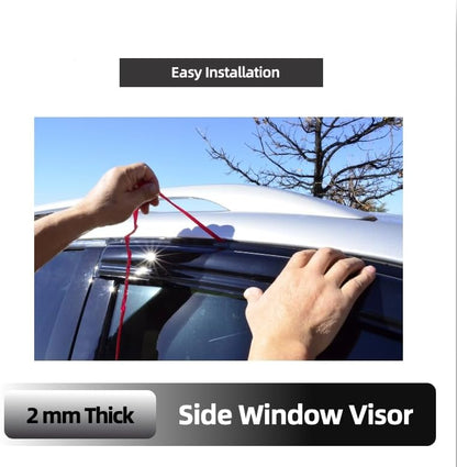 Smoke Window Visor Set Fits for Toyota Tundra Extended Cab 2000-2006